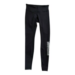 Lululemon Align Black screen printed Leggings size 6